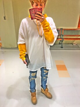 「Danke schon」｜「アイテム（ブーツ）」を使った、HIROさん（メンズ・183cm）の春コーディネート