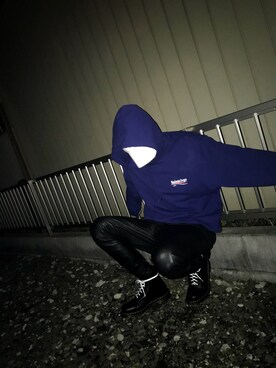 「Danke schon」｜「アイテム（ブーツ）」を使った、HIROさん（メンズ・183cm）の冬コーディネート