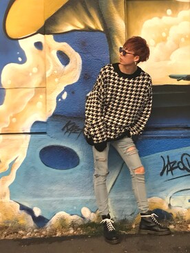「Danke schon」｜「アイテム（ブーツ）」を使った、HIROさん（メンズ・183cm）の春コーディネート