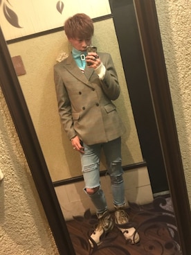 「cheap monday」｜「アイテム（ジャケット/アウター）」を使った、HIROさん（メンズ・183cm）の春コーディネート