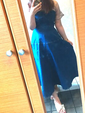 ワンピースを使った デニムコルセットワンピ のレディースコーディネート一覧 Wear