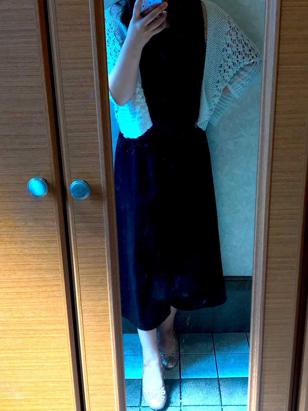 「ラクチンコーデ、dazzlin、オールインワン、夏コーデ、おしゃれさんと繋がりたい」｜「dazzlinのオーバークロシェカーデ【かぎ針編み】（カーディガン/ボレロ、ホワイト系）」を使った、にゃんちゆさん（レディース・162cm）の夏コーディネートの1枚目の写真