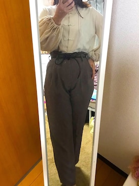 にゃんちゆさん（レディース・162cm）の秋コーディネート