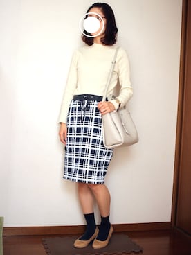 「福袋コーデ」｜「アイテム（バッグ）」を使った、しいさん（レディース・160cm）の春コーディネート