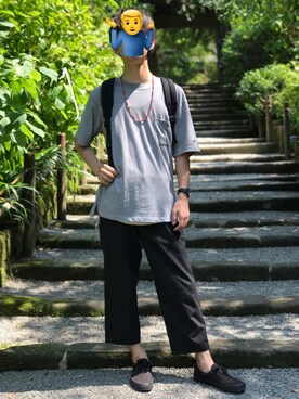 「CIAOPANIC TYPY（チャオパニックティピー）のアイテム（アクセサリー）」を使った、なべぞうさん（メンズ・170cm）の夏コーディネート