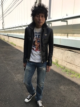 Tsutomu Echizenさん(メンズ・172cm)の春コーディネート