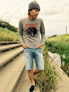 Tsutomu Echizenさん（メンズ・172cm）の夏コーディネート