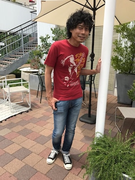 Tsutomu Echizenさん（メンズ・172cm）の夏コーディネート