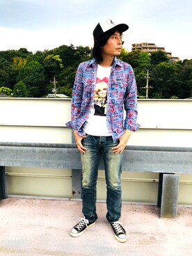 Tsutomu Echizenさん（メンズ・172cm）の春コーディネート