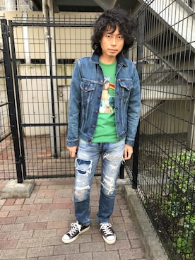 Tsutomu Echizenさん（メンズ・172cm）の春コーディネート