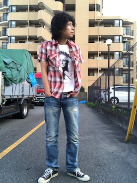 Tsutomu Echizenさん（メンズ・172cm）の夏コーディネート