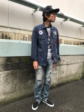 Tsutomu Echizenさん（メンズ・172cm）の秋コーディネート