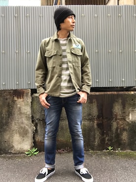 Tsutomu Echizenさん（メンズ・172cm）の春コーディネート