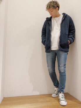 「SIERRA DESIGNS（シェラデザイン）のアイテム」を使った、higucciさん（メンズ・175cm）の秋コーディネート