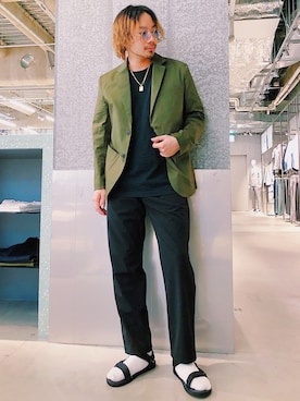 higucciさん（メンズ・175cm）の春コーディネート