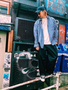 higucciさん（メンズ・175cm）の春コーディネート