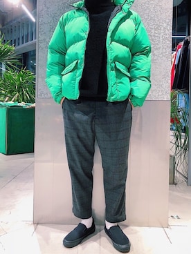 「koe（コエ）のアイテム（その他アウター）」を使った、higucciさん（メンズ・175cm）の秋コーディネート