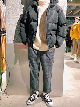 「koe（コエ）のアイテム（その他アウター）」を使った、higucciさん（メンズ・175cm）の秋コーディネート