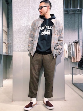 higucciさん（メンズ・174cm）の冬コーディネート