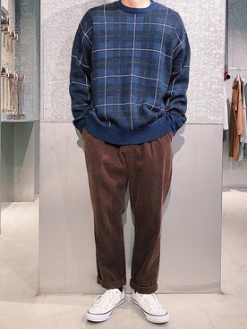 higucciさん（メンズ・174cm）の冬コーディネート