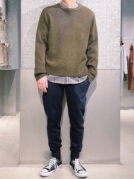 higucciさん（メンズ・174cm）の冬コーディネート