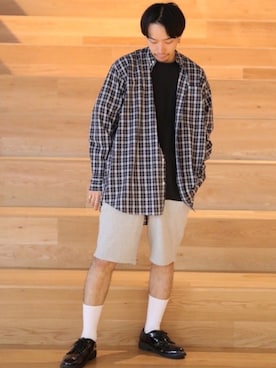 higucciさん（メンズ・174cm）の夏コーディネート