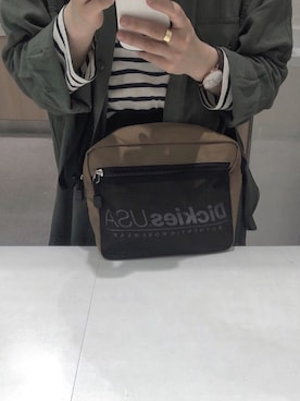 「Daniel Wellington」｜「アイテム（ミリタリージャケット）」を使った、ミィさん（レディース・152cm）の春コーディネート