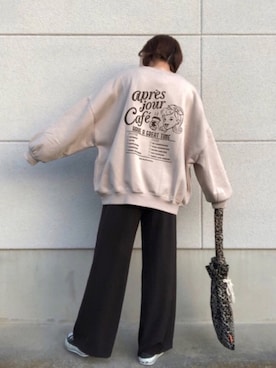 「アプレジュール」｜「アイテム（その他）」を使った、ミィさん（レディース・152cm）の秋コーディネート