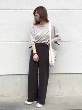 「ルーズフィット」｜ミィさん（レディース・152cm）の夏コーディネート