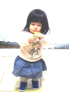 suuu3さん（キッズ・70cm）の春コーディネート