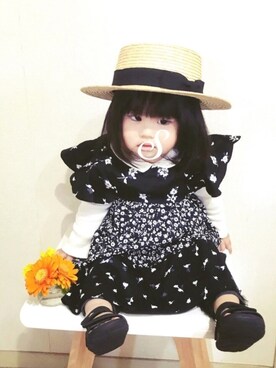 suuu3さん（キッズ・70cm）の春コーディネート