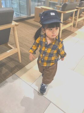 suuu3さん（キッズ・70cm）の秋コーディネート