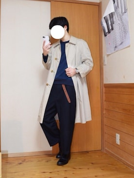 「DOLCE&GABBANA（ドルチェアンドガッバーナ）のアイテム（スウェット）」を使った、げた〓さん（メンズ・173cm）の冬コーディネート