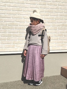 クレヤさん（キッズ・120cm）の冬コーディネート