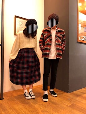 「SEVENDAYS=SUNDAY（セブンデイズサンデイ）のアイテム（カバーオール）」を使った、Airiさん（レディース・158cm）の秋コーディネート