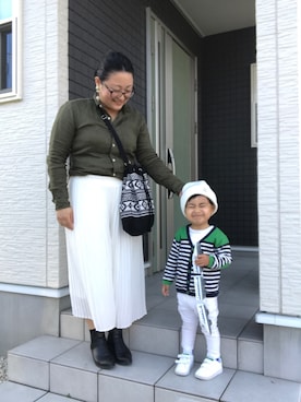 「アイテム（ピアス（両耳用））」を使った、☁︎•ꇵ͒•`s☺︎+sa*॰¨̮さん（レディース・153cm・30代）の冬コーディネート