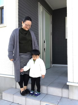 「アイテム（ピアス（両耳用））」を使った、☁︎•ꇵ͒•`s☺︎+sa*॰¨̮さん（レディース・153cm・30代）の冬コーディネート
