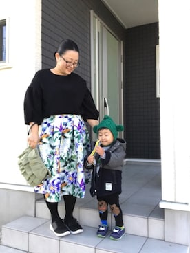 「アイテム（ピアス（両耳用））」を使った、☁︎•ꇵ͒•`s☺︎+sa*॰¨̮さん（レディース・153cm・30代）の冬コーディネート