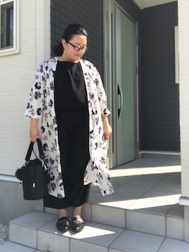 「アイテム（ピアス（両耳用））」を使った、☁︎•ꇵ͒•`s☺︎+sa*॰¨̮さん（レディース・153cm・30代）の春コーディネート