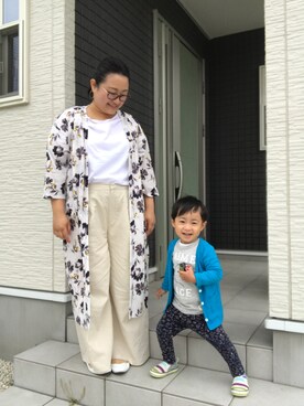 「アイテム（ピアス（両耳用））」を使った、☁︎•ꇵ͒•`s☺︎+sa*॰¨̮さん（レディース・153cm・30代）の春コーディネート