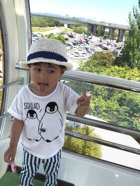 ☁︎•ꇵ͒•`s☺︎+sa*॰¨̮さん(キッズ・90cm)の春コーディネート