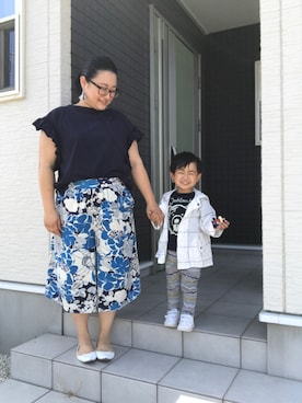 「アイテム（ピアス（両耳用））」を使った、☁︎•ꇵ͒•`s☺︎+sa*॰¨̮さん（レディース・153cm・30代）の春コーディネート