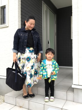 「アイテム（ピアス（両耳用））」を使った、☁︎•ꇵ͒•`s☺︎+sa*॰¨̮さん（レディース・153cm・30代）の春コーディネート
