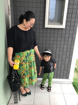 「アイテム（ピアス（両耳用））」を使った、☁︎•ꇵ͒•`s☺︎+sa*॰¨̮さん（レディース・153cm・30代）の春コーディネート