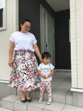 「アイテム（ピアス（両耳用））」を使った、☁︎•ꇵ͒•`s☺︎+sa*॰¨̮さん（レディース・153cm・30代）の春コーディネート