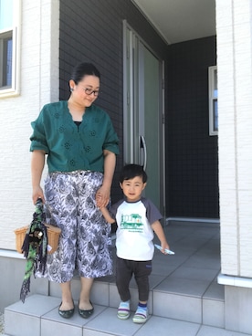 「アイテム（ピアス（両耳用））」を使った、☁︎•ꇵ͒•`s☺︎+sa*॰¨̮さん（レディース・153cm・30代）の春コーディネート
