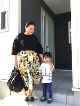 「アイテム（ピアス（両耳用））」を使った、☁︎•ꇵ͒•`s☺︎+sa*॰¨̮さん（レディース・153cm・30代）の春コーディネート