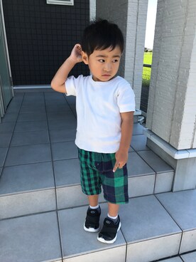 ☁︎•ꇵ͒•`s☺︎+sa*॰¨̮さん(キッズ・90cm)の秋コーディネート