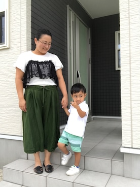 「アイテム（ピアス（両耳用））」を使った、☁︎•ꇵ͒•`s☺︎+sa*॰¨̮さん（レディース・153cm・30代）の秋コーディネート
