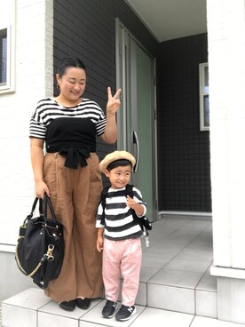 「アイテム（ピアス（両耳用））」を使った、☁︎•ꇵ͒•`s☺︎+sa*॰¨̮さん（レディース・153cm・30代）の秋コーディネート